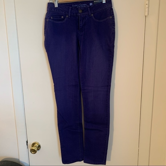 Faded Glory Denim - NWT Faded Glory Purple Skinny Jeans